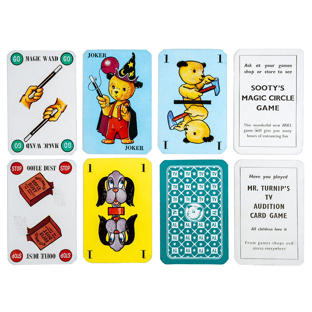 Sooty's Magic card game (red) - 1960s