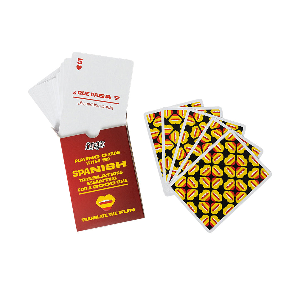 Lingo Mindfulness Playing Cards - 52 Cards With Calming Exercises & Reflections, Premium Linen Finish