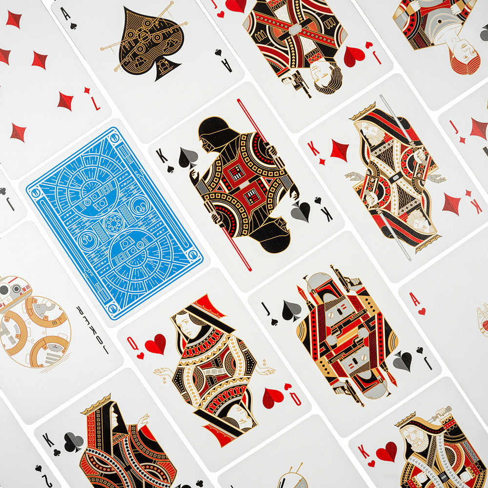 Star Wars: Blue playing cards