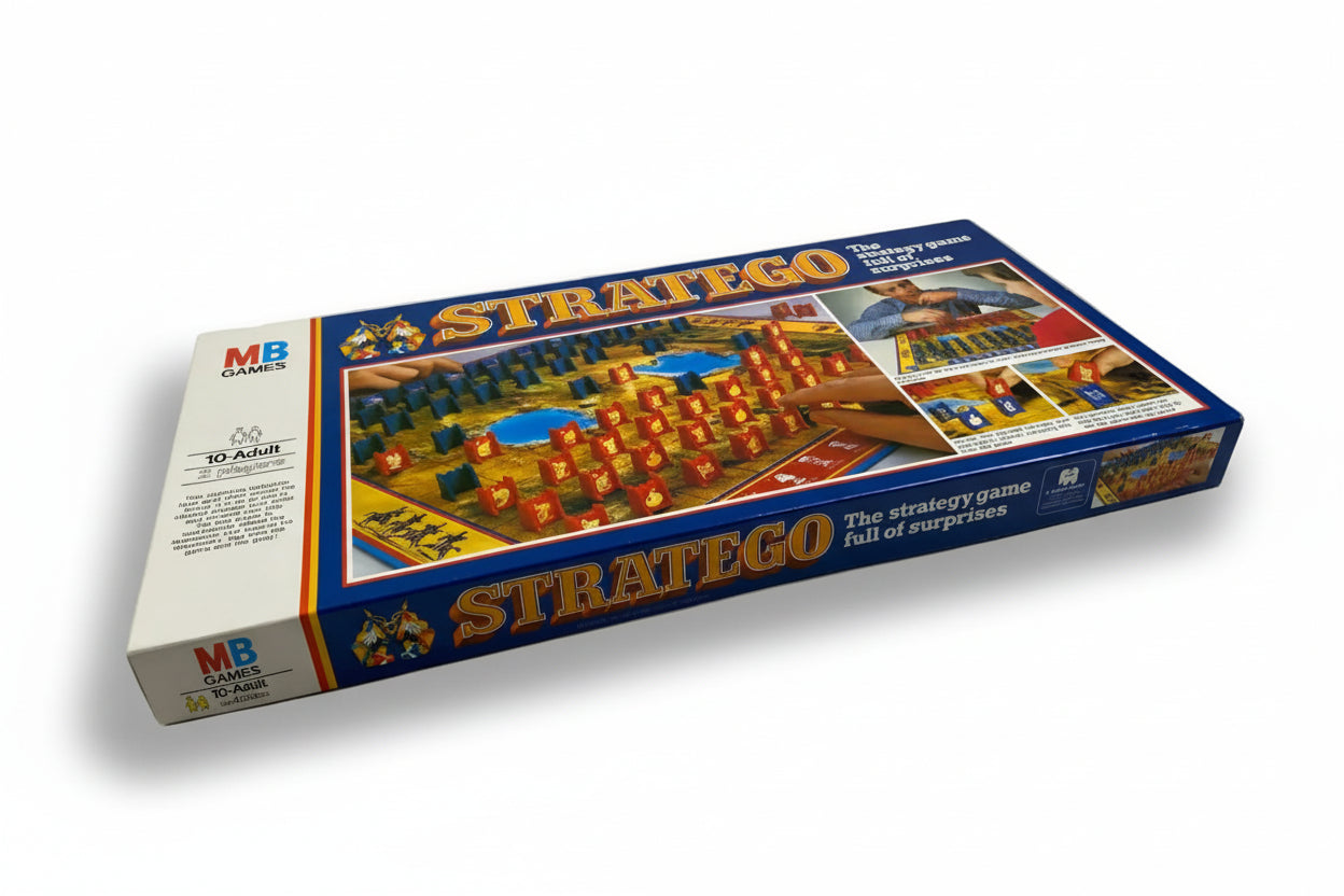 Stratego board game box on a white background