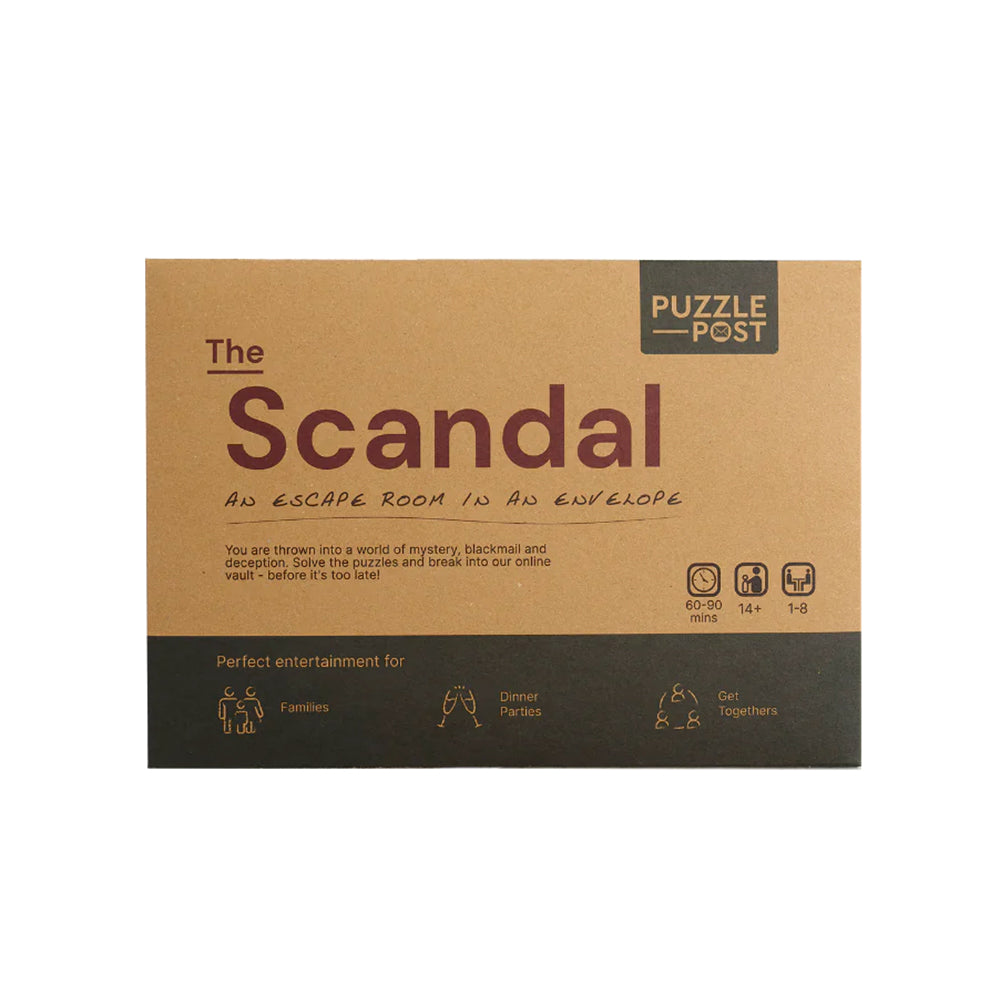 The Scandal: an escape room in an envelope
