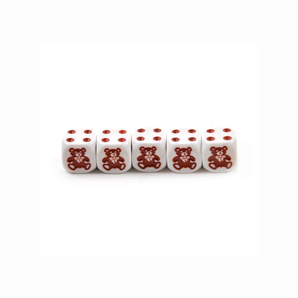 Teddy bear dice set