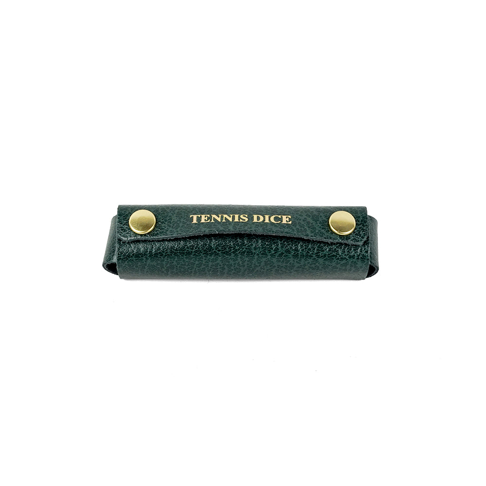 Tennis dice gift set (leather case)