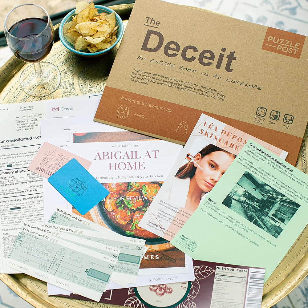 The Deceit: an escape room in an envelope