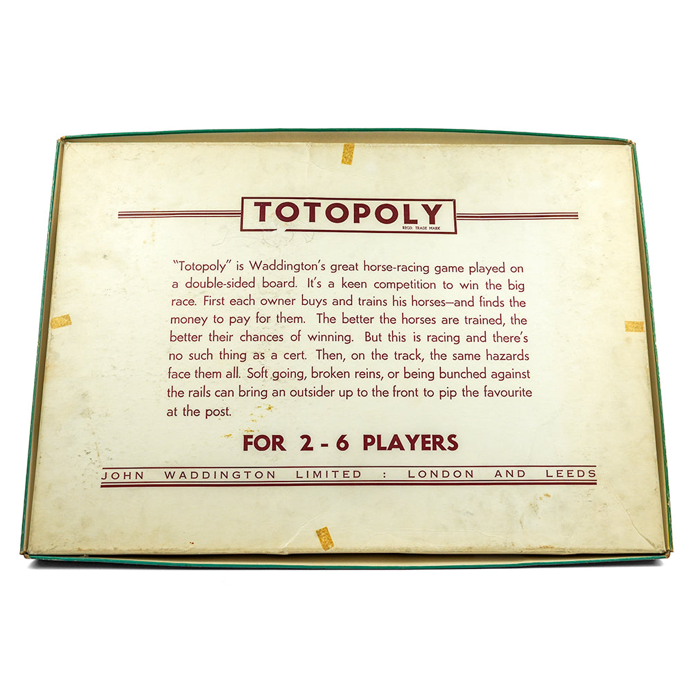 The Great Race Game: Totopoly - 1950s