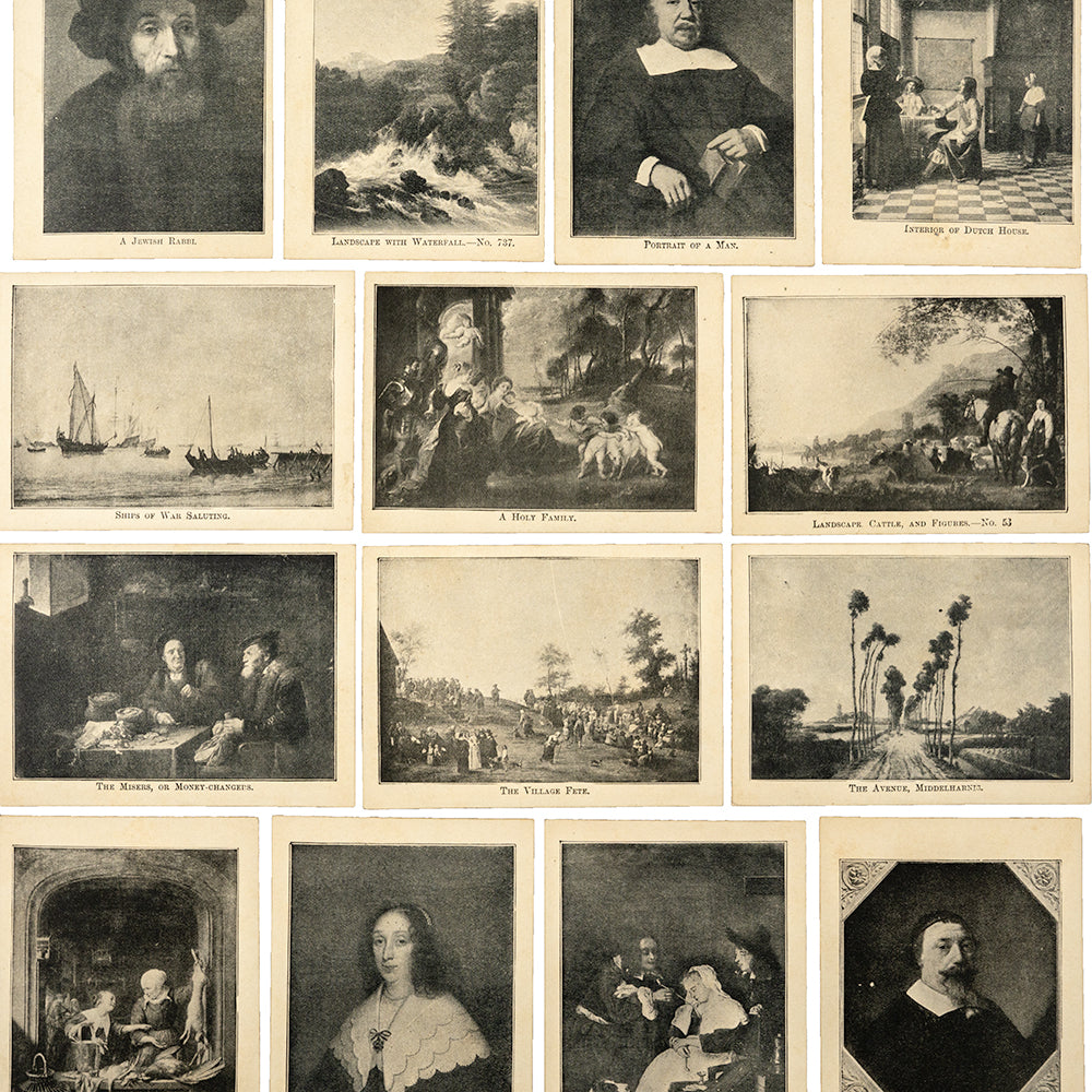 The National Gallery card game - 1880s