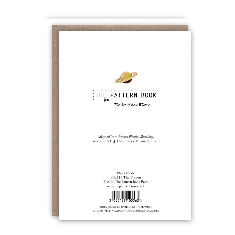 The Planets greeting card