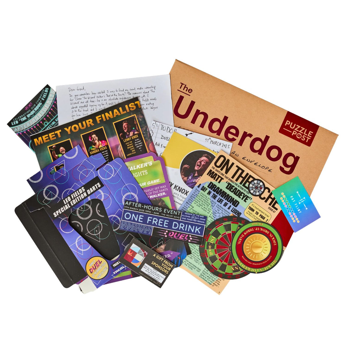 The Underdog: an escape room in an envelope