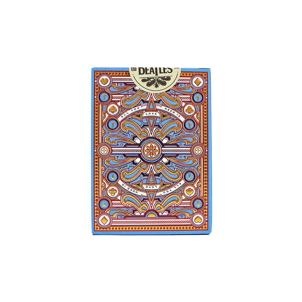 The Beatles playing cards - Blue