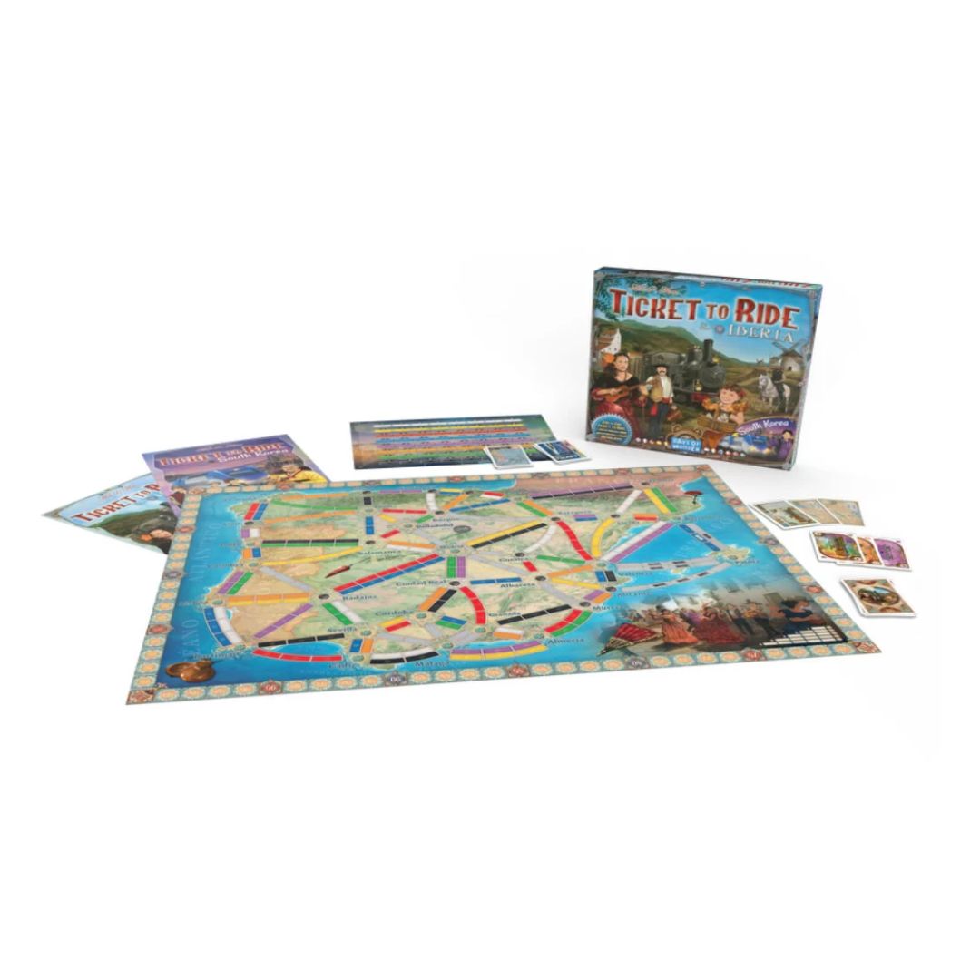 Ticket To Ride Map Collection 8: Iberia & South Korea