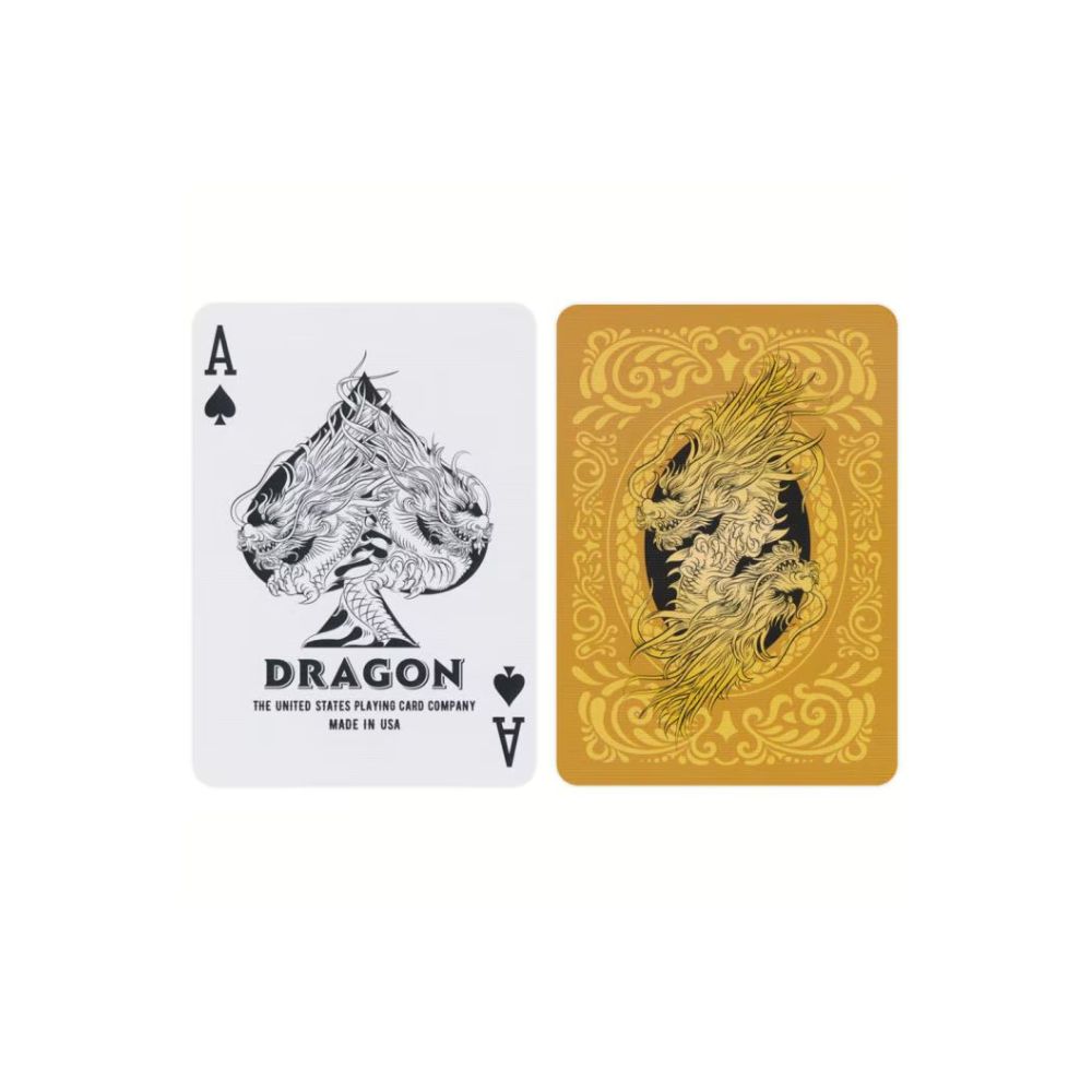 Bicycle Gold Dragon playing cards