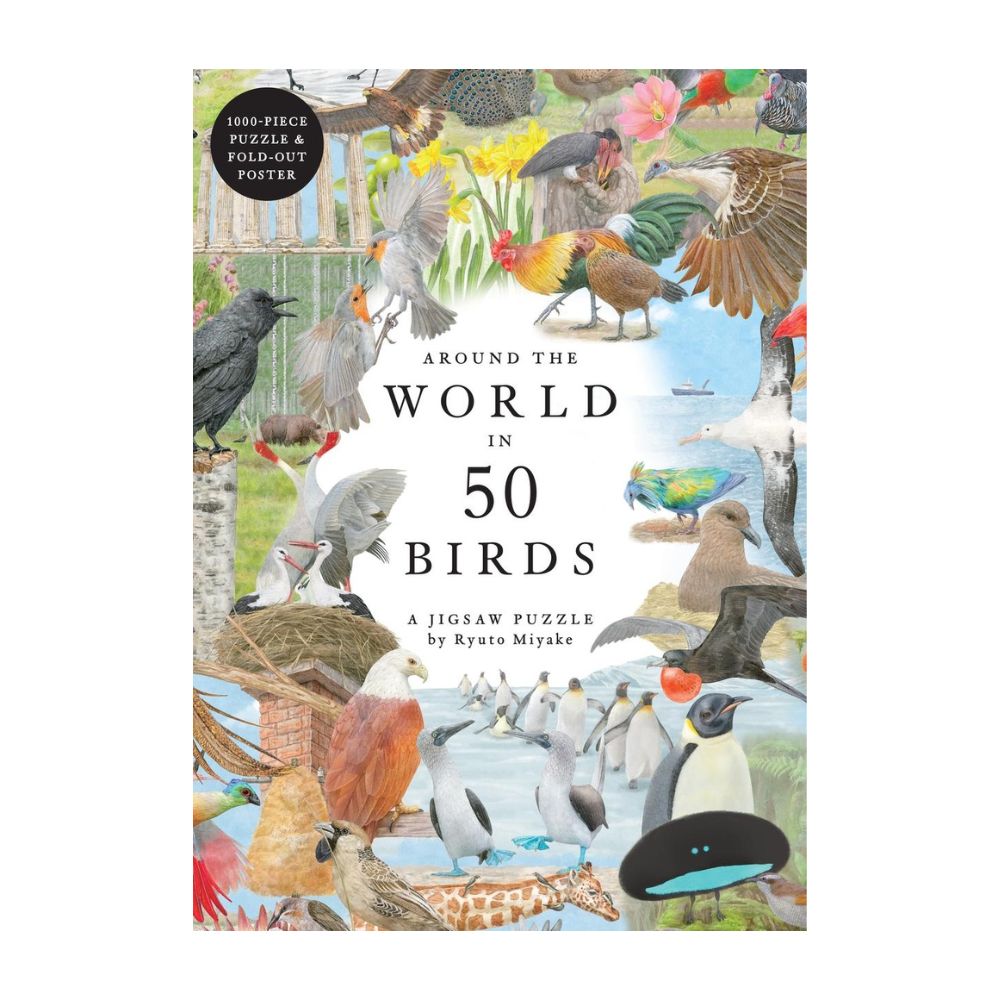 Around the World in 50 Birds jigsaw puzzle