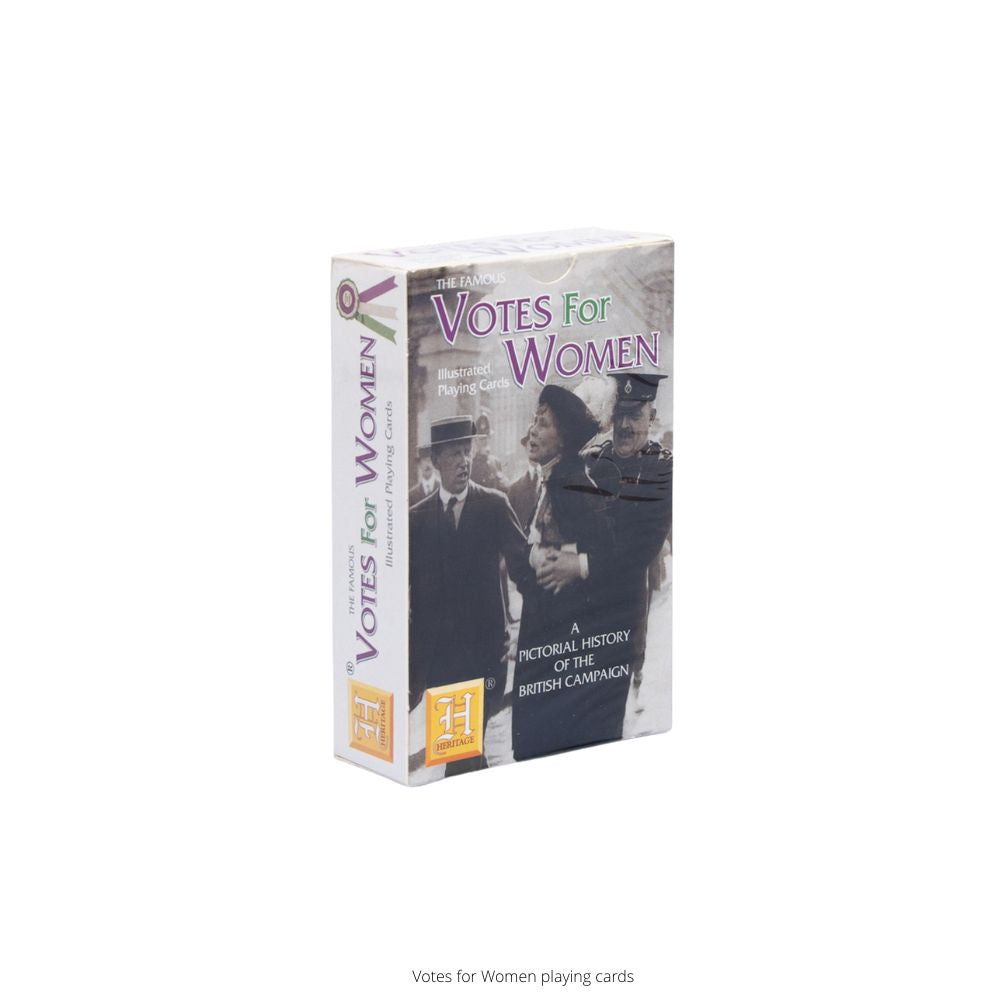 Votes for Women playing cards