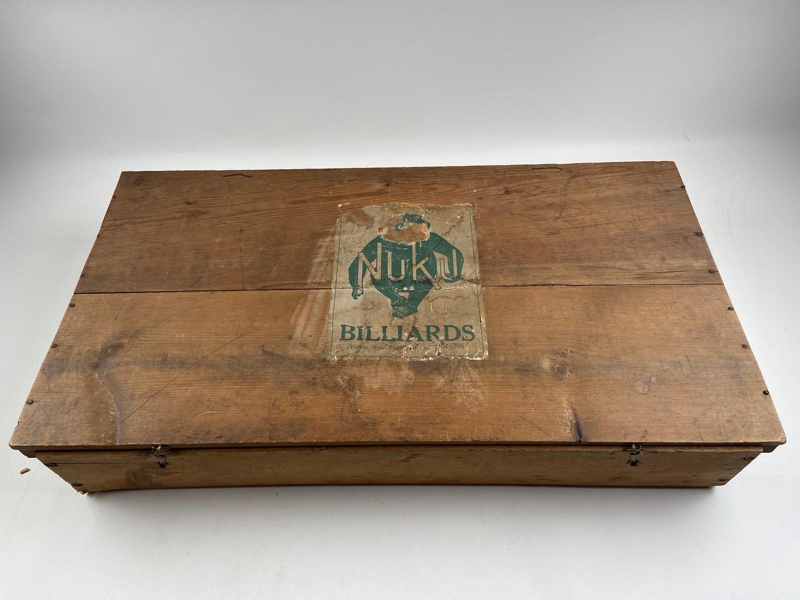 Miniature billiard table - c.1910