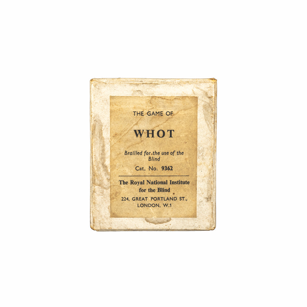 Whot? Braille edition - 1950s