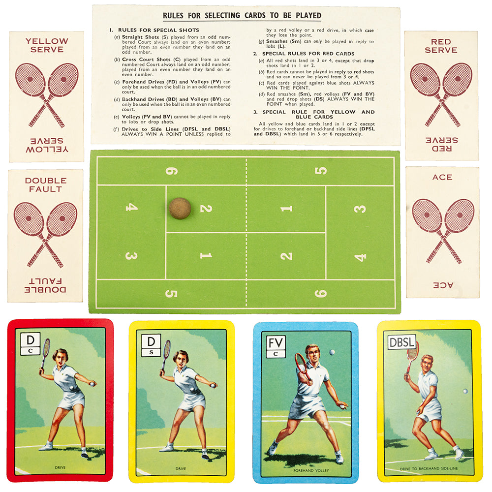 Wimbledon card game - 1960s
