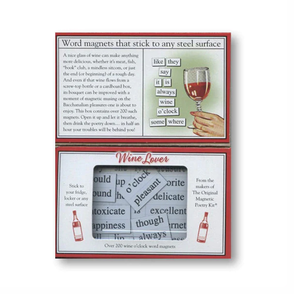 Wine Lover Magnetic Poetry