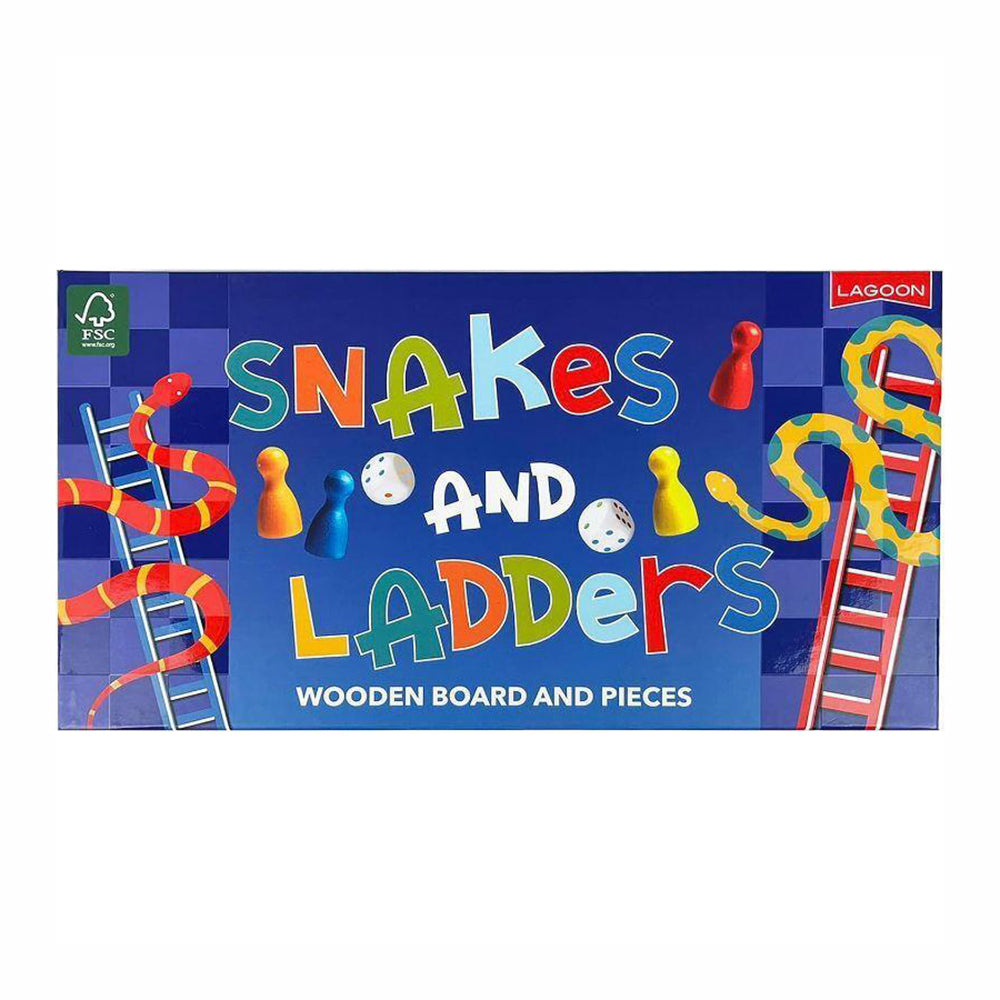 Wooden Snakes And Ladders Hoyle's of Oxford