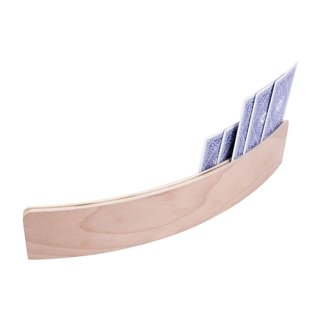 Wooden card holder