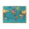 World map wrapping paper