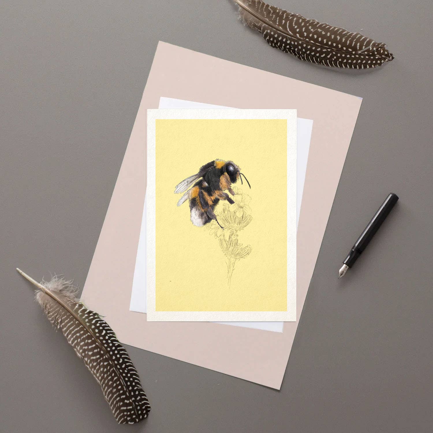 Bumblebee greeting card