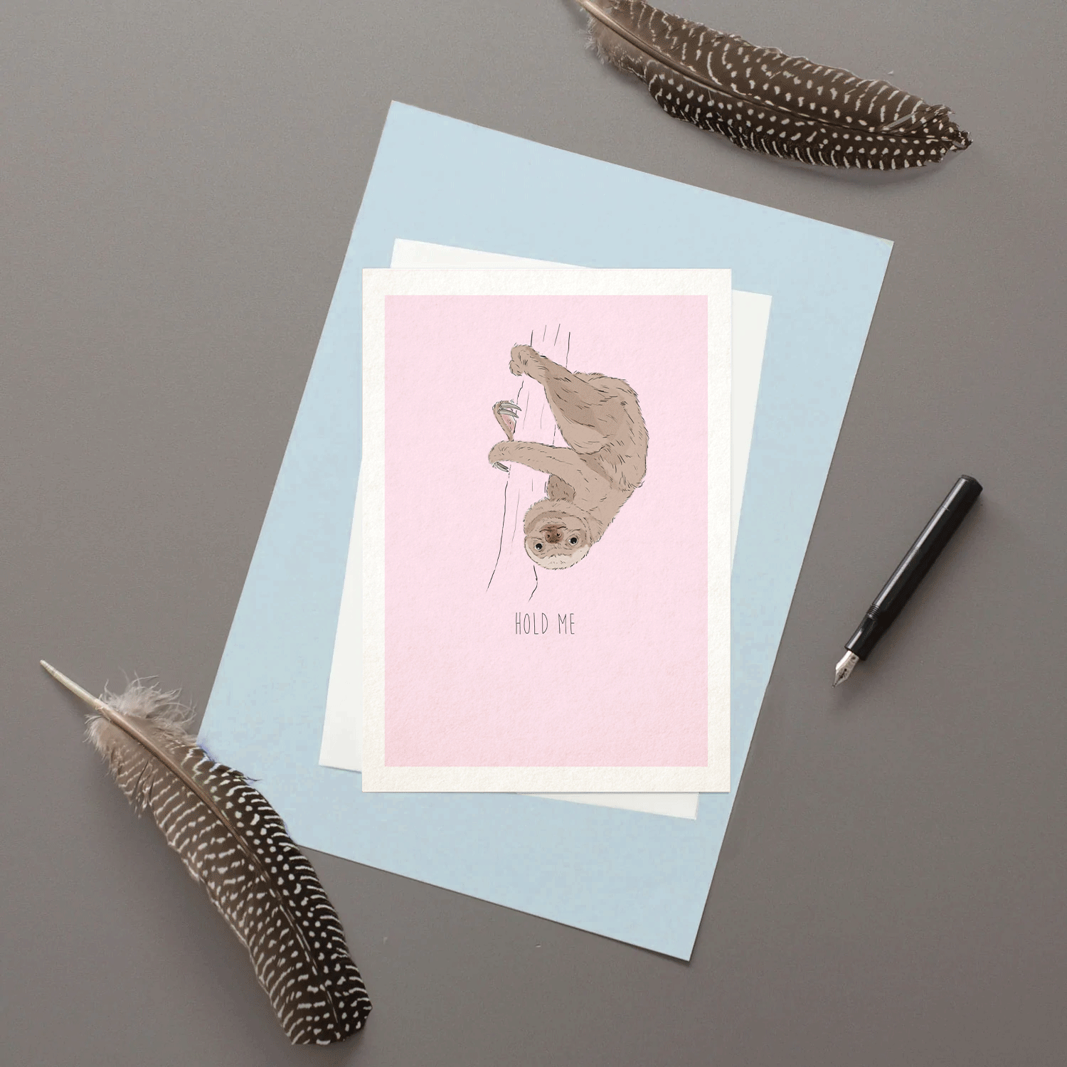 Hold Me greeting card