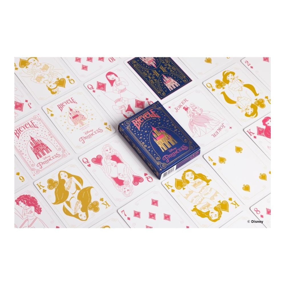 Bicycle Disney Princess Playing Cards (navy)