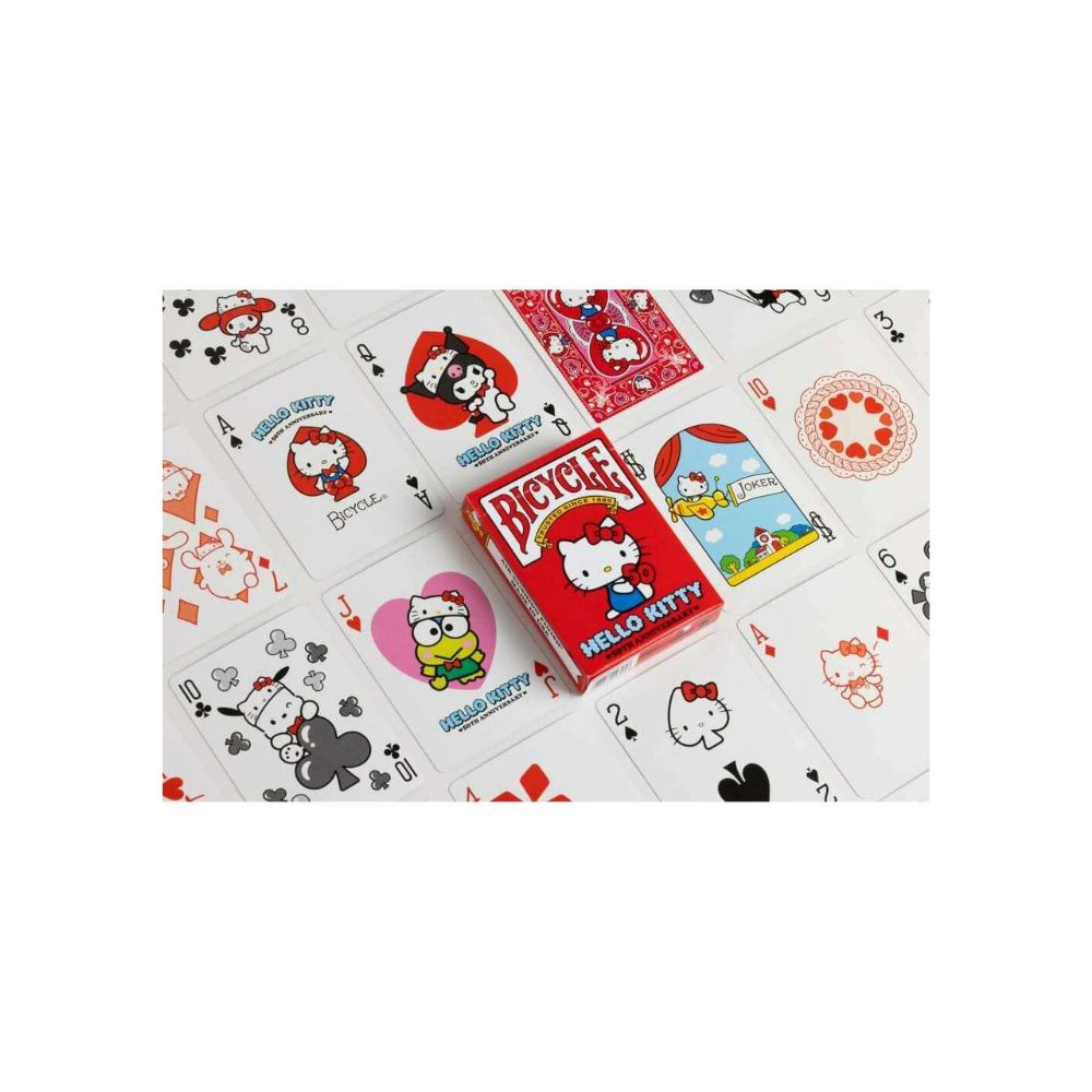 Bicycle Hello Kitty 50th Anniversary Playing Cards