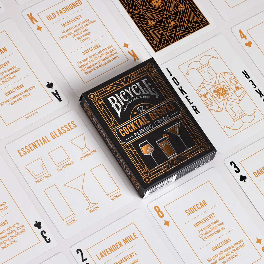 Bicycle Cocktail Recipes playing cards