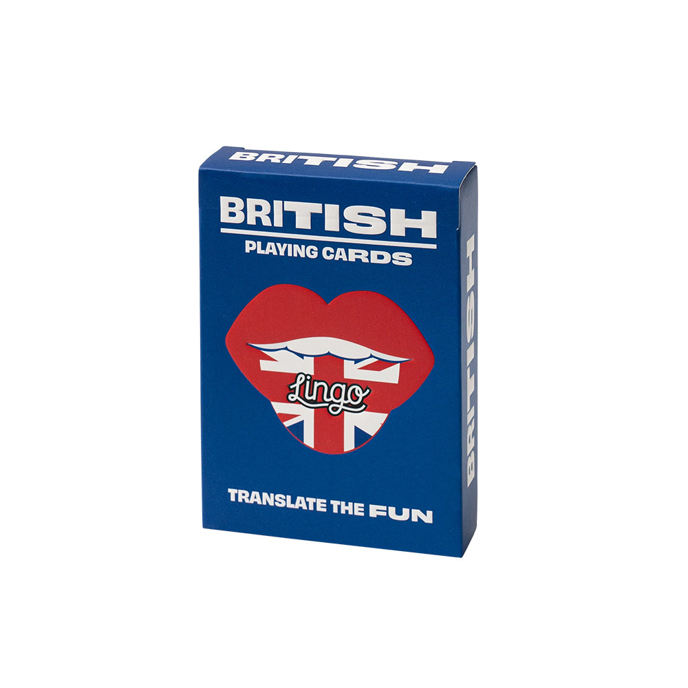 British Slang - Lingo Playing Cards