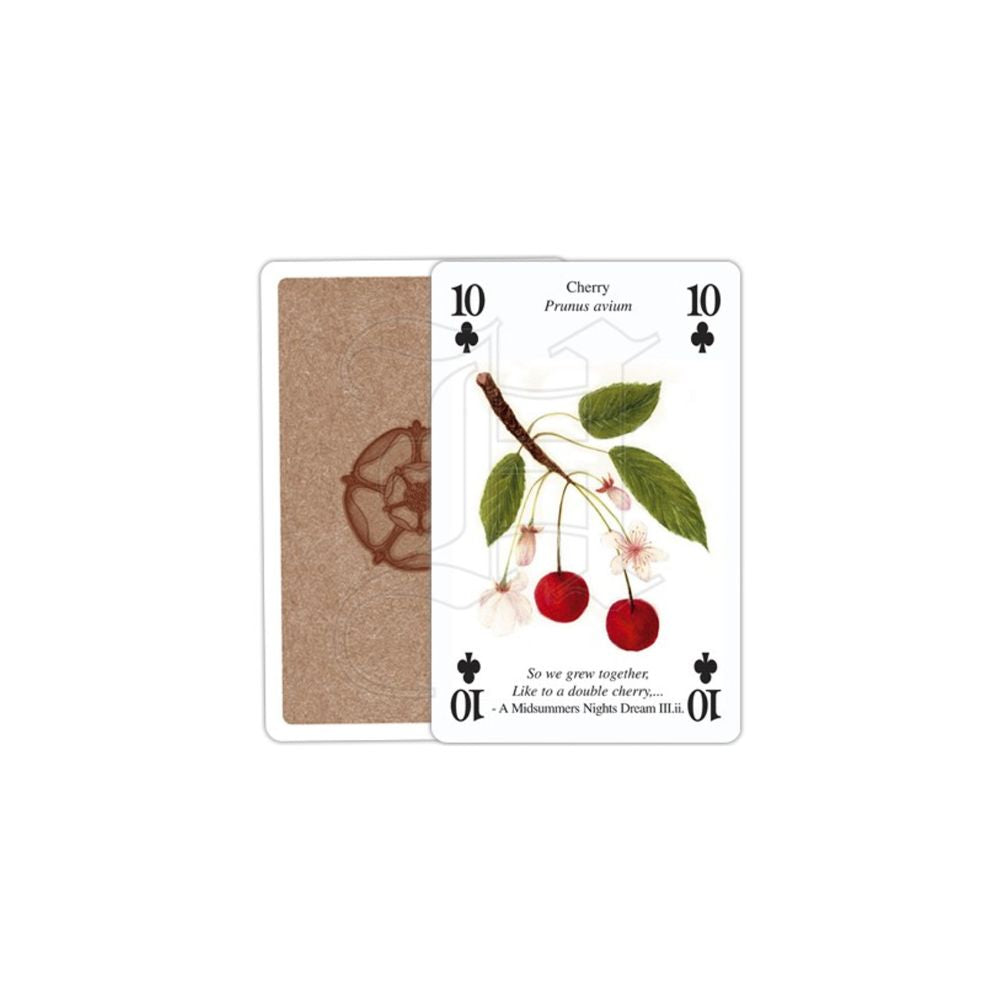 Shakespeare’s Flowers playing cards