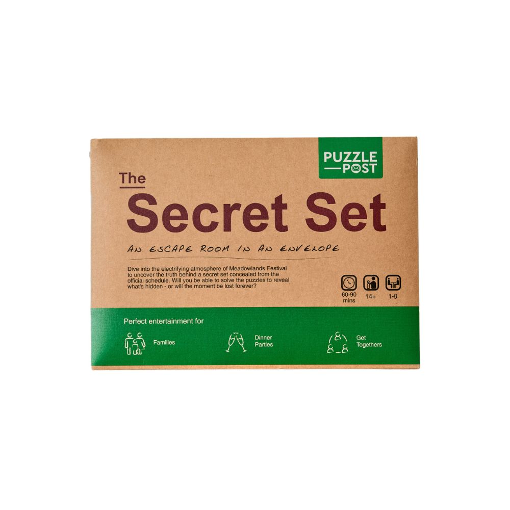 The Secret Set: an escape room in an envelope