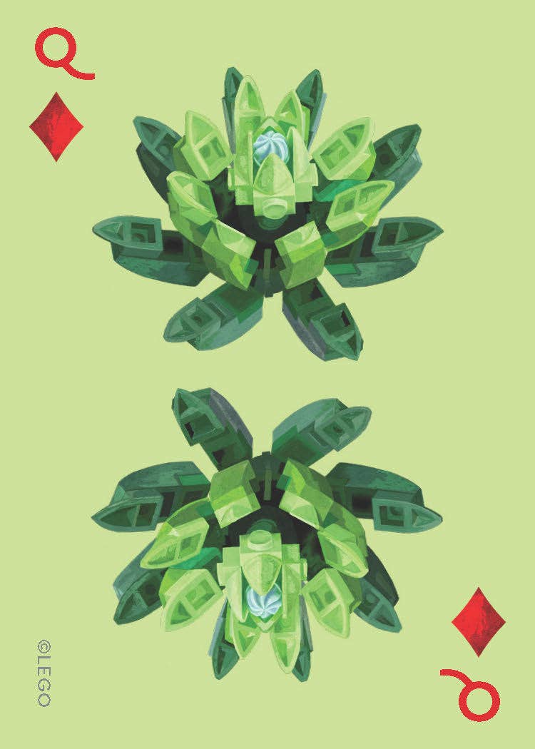 LEGO Botanical Playing Cards