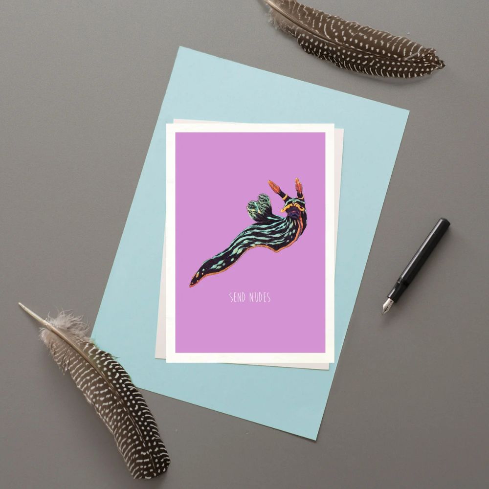 'Send Nudes' greetings card