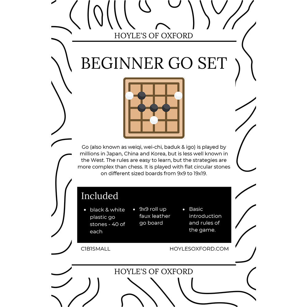 Hoyle's beginner go set (roll up mat)