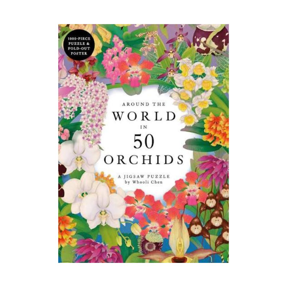 Around the World in 50 Orchids jigsaw puzzle