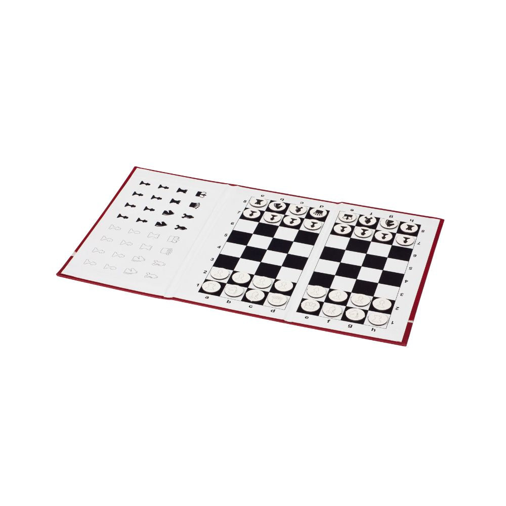 Folding pocket chess set - magnetic