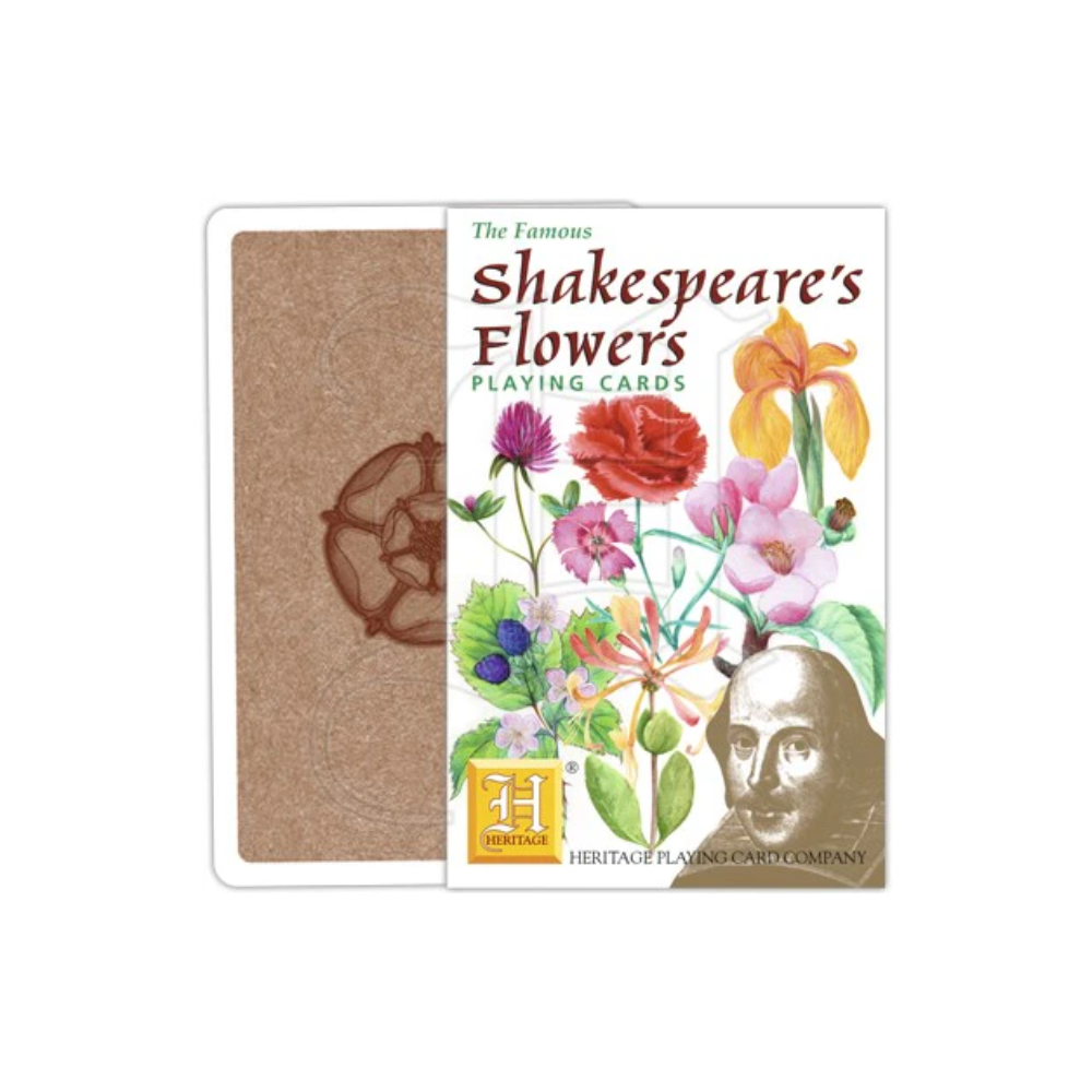 Shakespeare’s Flowers playing cards