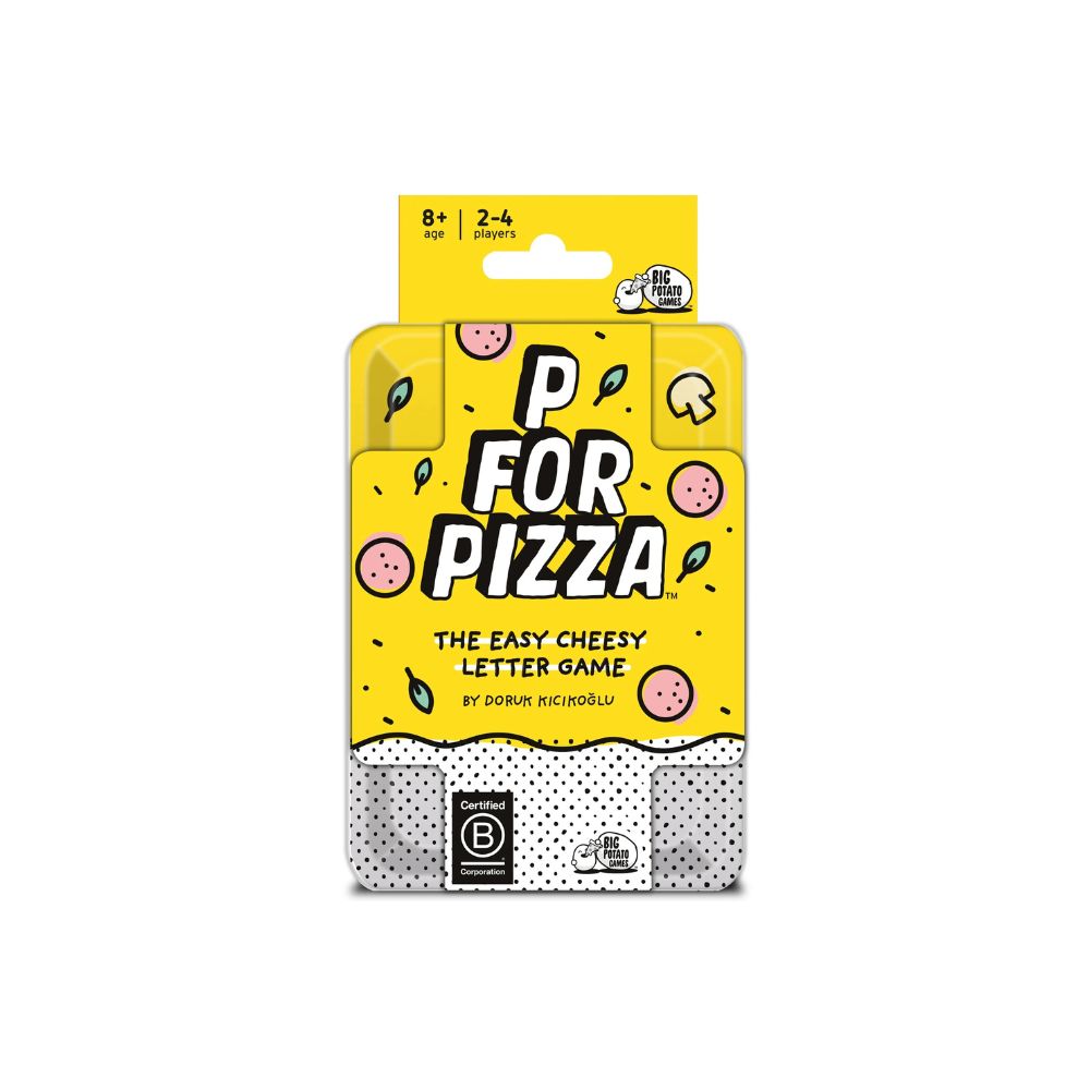 P for Pizza travel tin