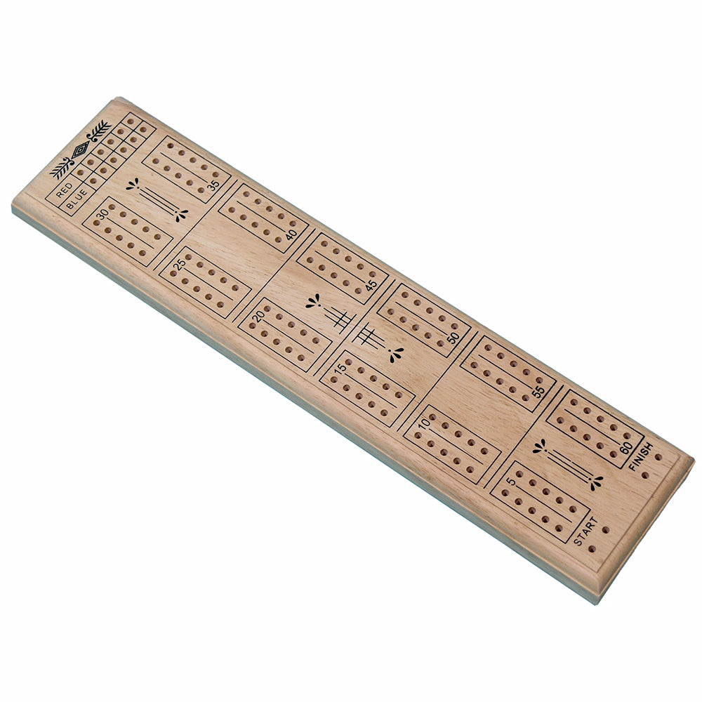 Two-handed Cribbage Board