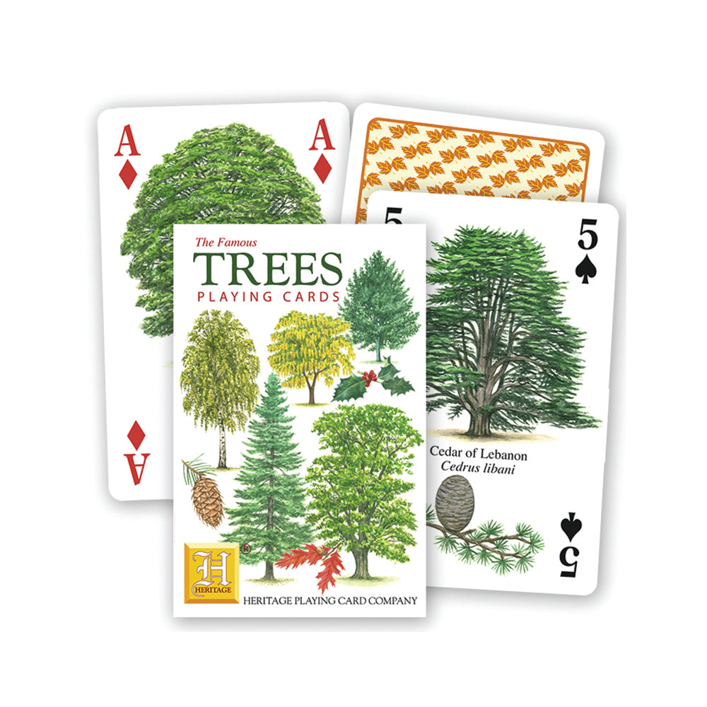 Trees playing cards