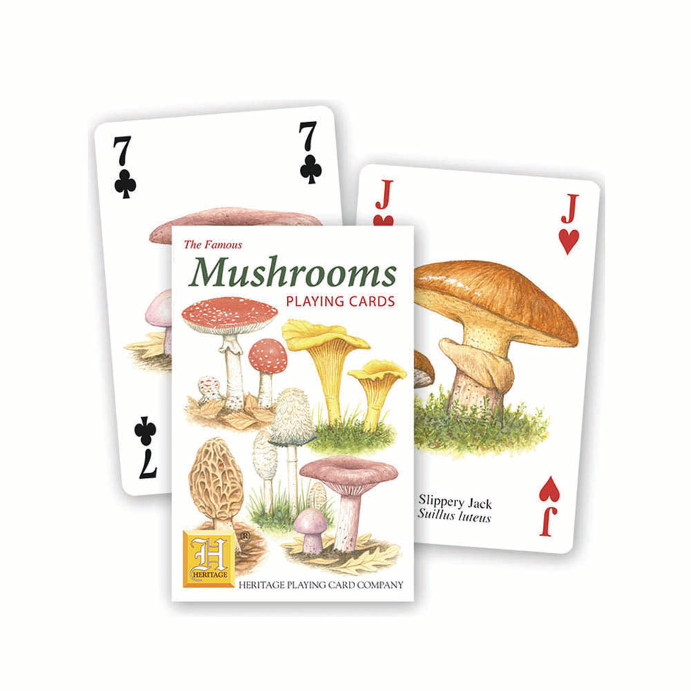 Mushrooms playing cards