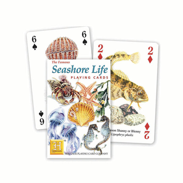 Seashore life playing cards
