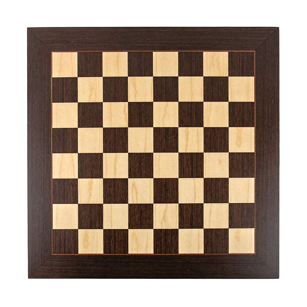 Oriel chess board: wenge and sycamore