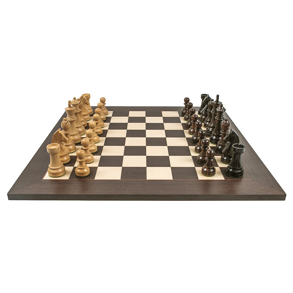 Oriel chess board: wenge and sycamore