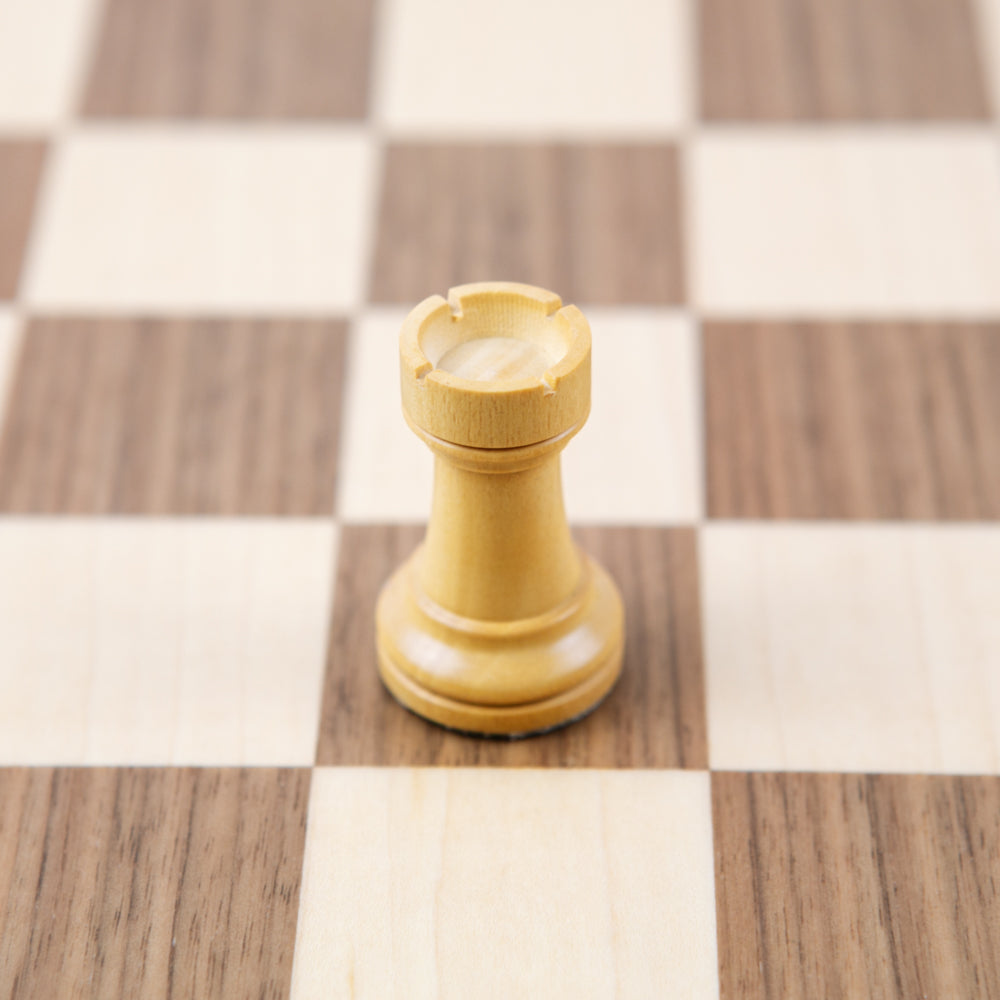 Merton chess pieces: Staunton style in double-weighted sheesham and boxwood