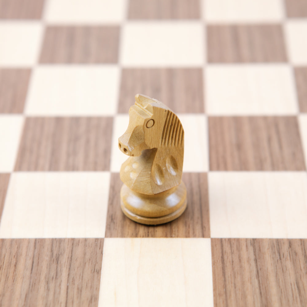 Merton chess pieces: Staunton style in double-weighted sheesham and boxwood