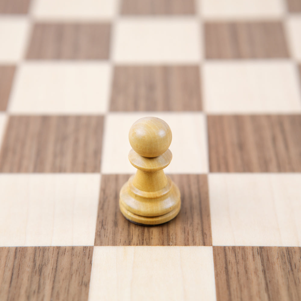 Merton chess pieces: Staunton style in double-weighted sheesham and boxwood