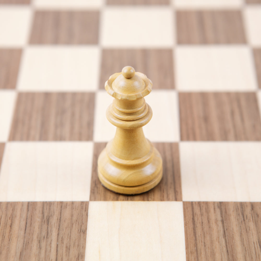 Merton chess pieces: Staunton style in double-weighted sheesham and boxwood