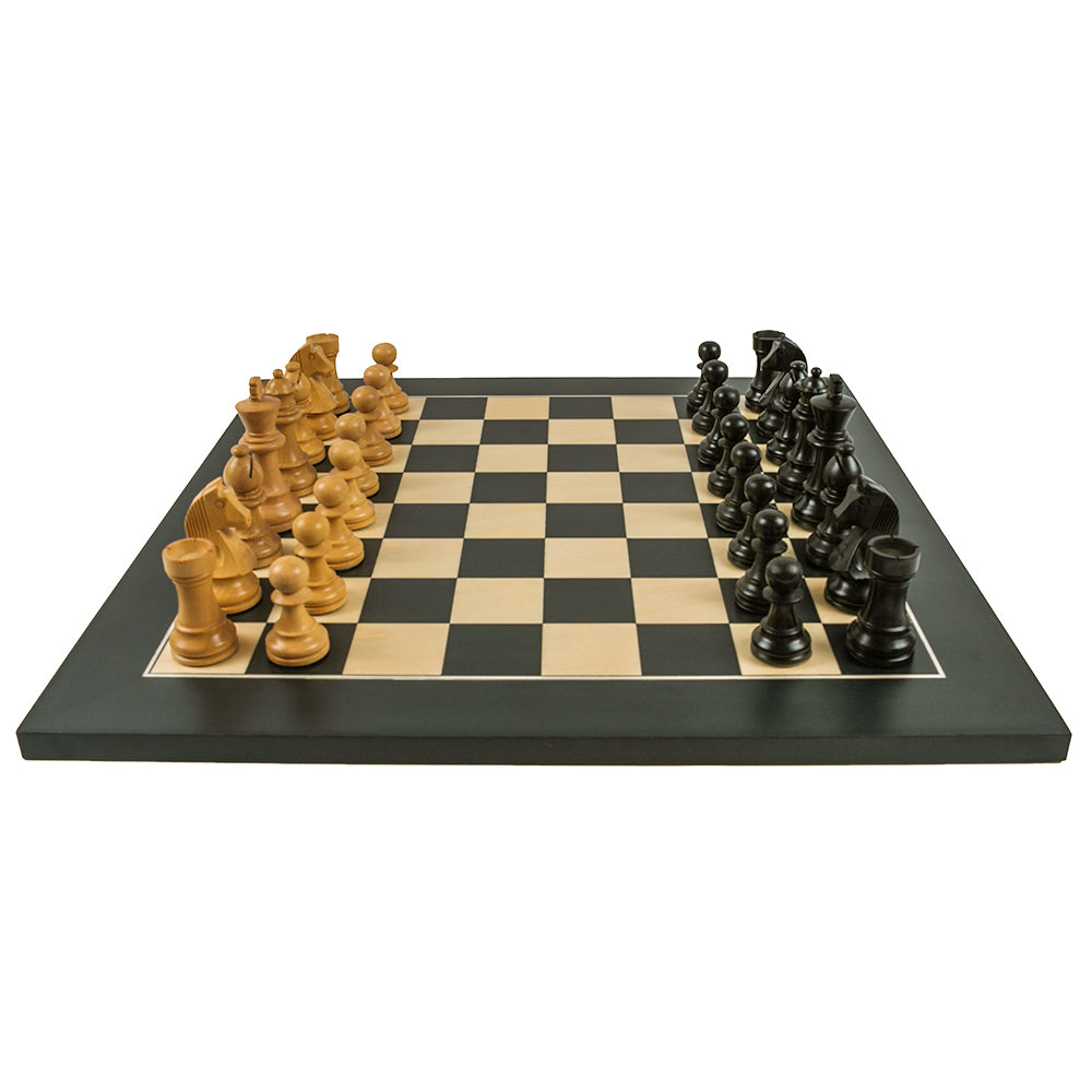 Mansfield chess board: black tulip and Sycamore